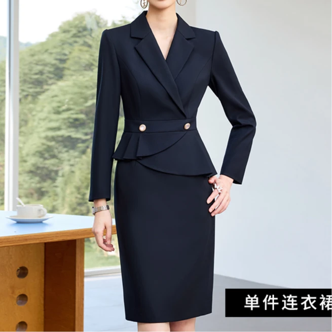 【英品】新款高级感连衣裙修身显瘦时尚气质25Q817