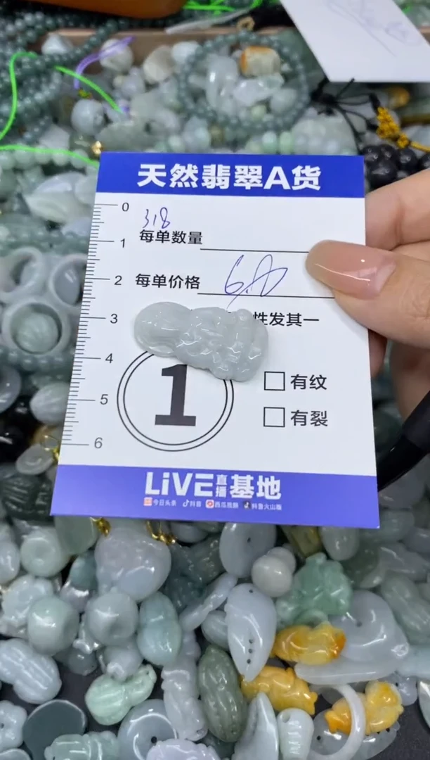 颈饰未镶嵌翡翠天然翡翠A货批量多样性发一件