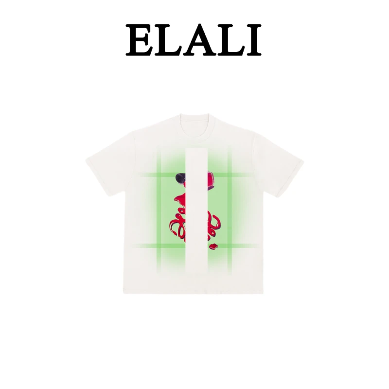 ELALI 时尚百搭T恤2756白