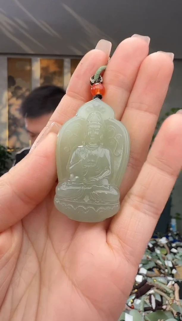 未镶嵌和田玉挂件拍一发一