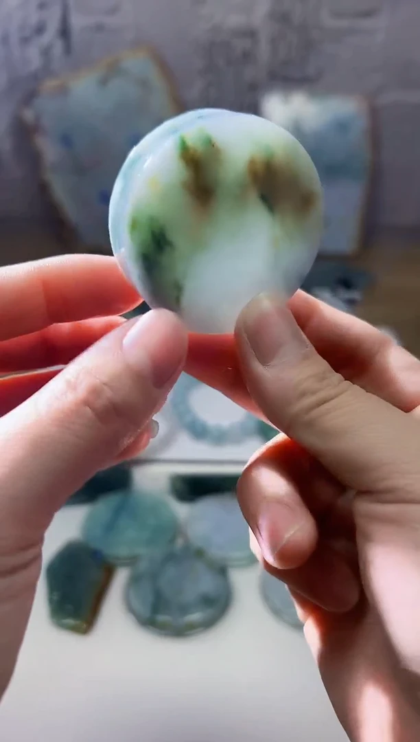 裸石翡翠天然翡翠A货玉 南 818