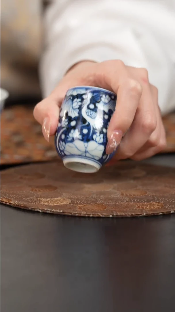 【闪购商品】杯物恒观古青花一路