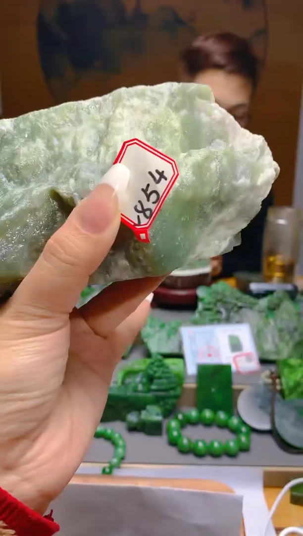 【闪购商品】和田玉（碧玉）珠宝半成品未镶嵌1