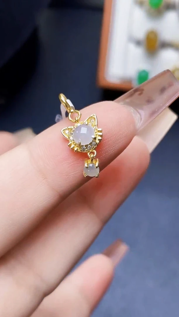 银S925镶嵌戒指翡翠1183