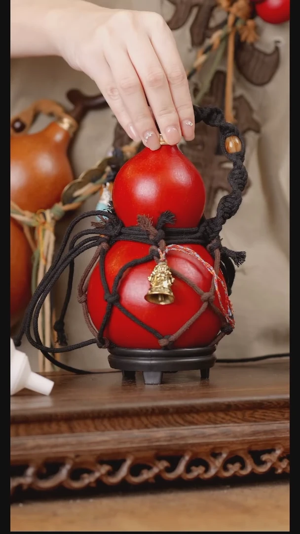 168号精品天然大漆酒葫芦一物一拍~