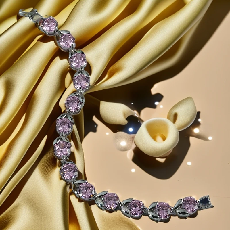 麦穗粉手链———————高货A152