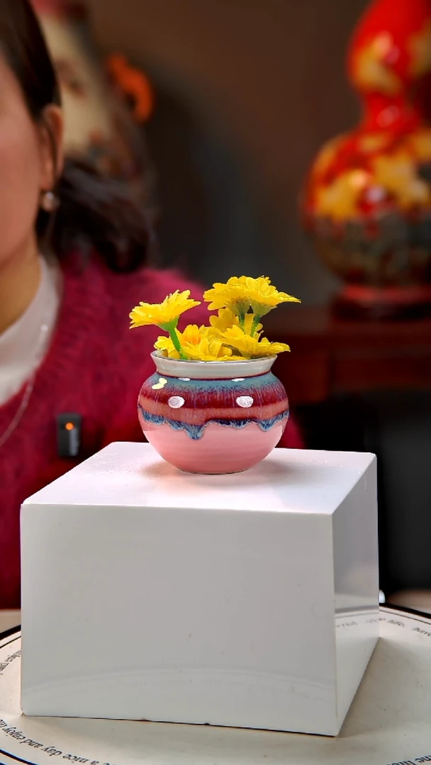 摆件陶景德镇手绘陶瓷8