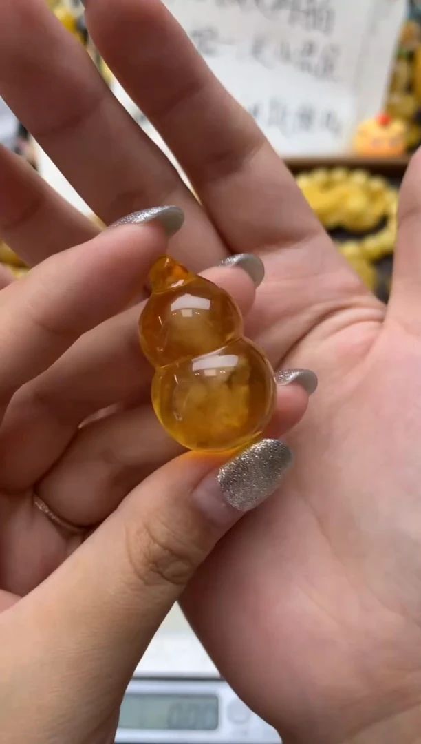 未镶嵌琥珀珠宝奇石120琥珀蜜蜡微瑕花粉