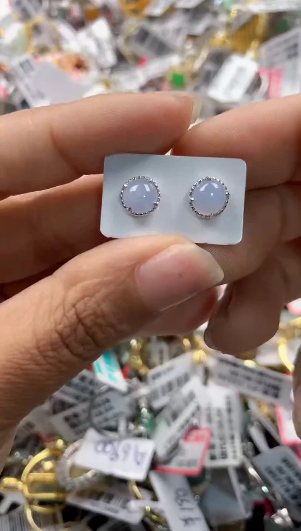 银S925镶嵌戒指翡翠777   3