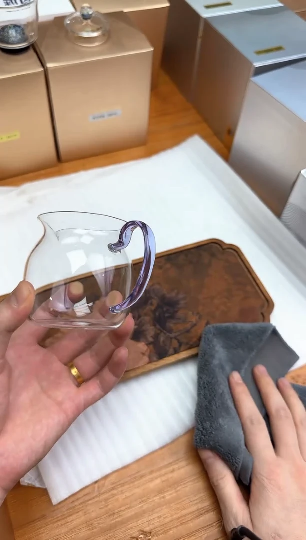 遇栖金标圆满公道杯浅紫