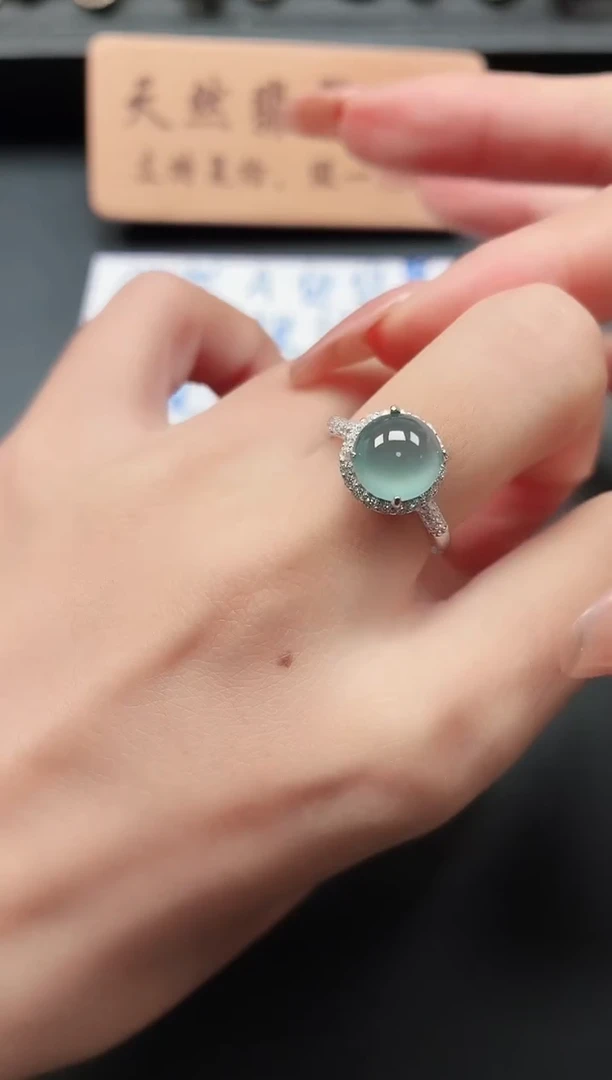 银S925镶嵌戒指翡翠1111111111