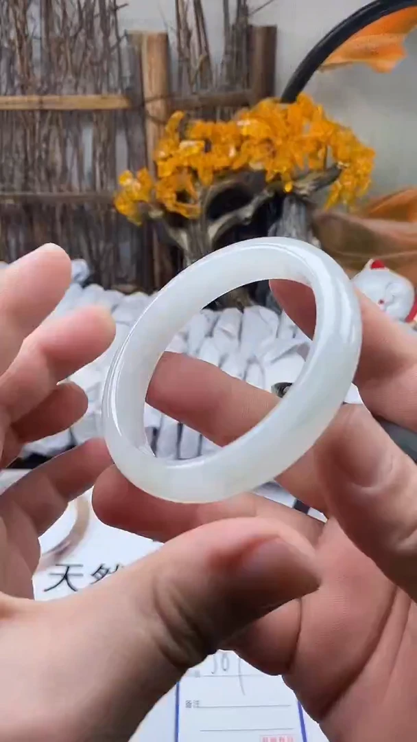 未镶嵌手镯石英质玉284-58/9(多样性发货看清圈口下单）