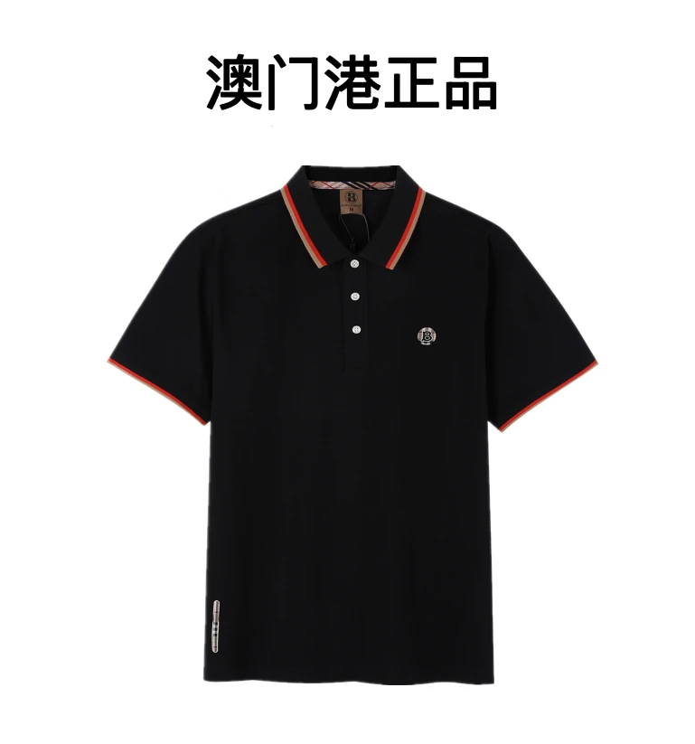 【澳门港正品】轻奢翻领男女同款休闲半袖商务夏季时尚经典POLO衫