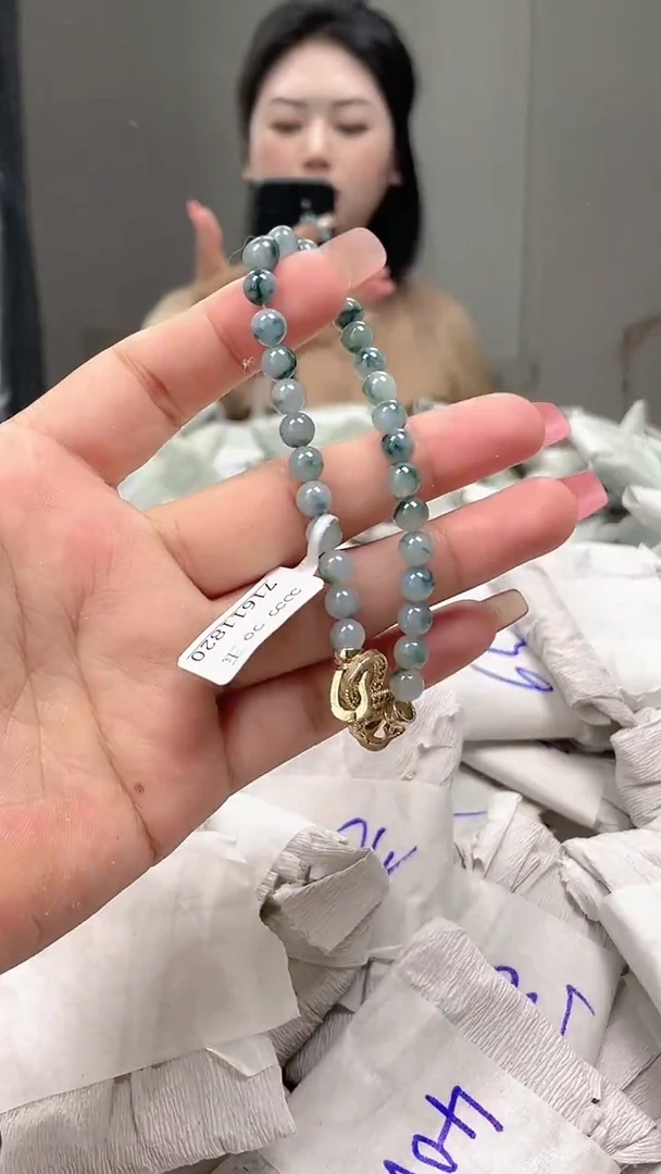 未镶嵌手链翡翠手串