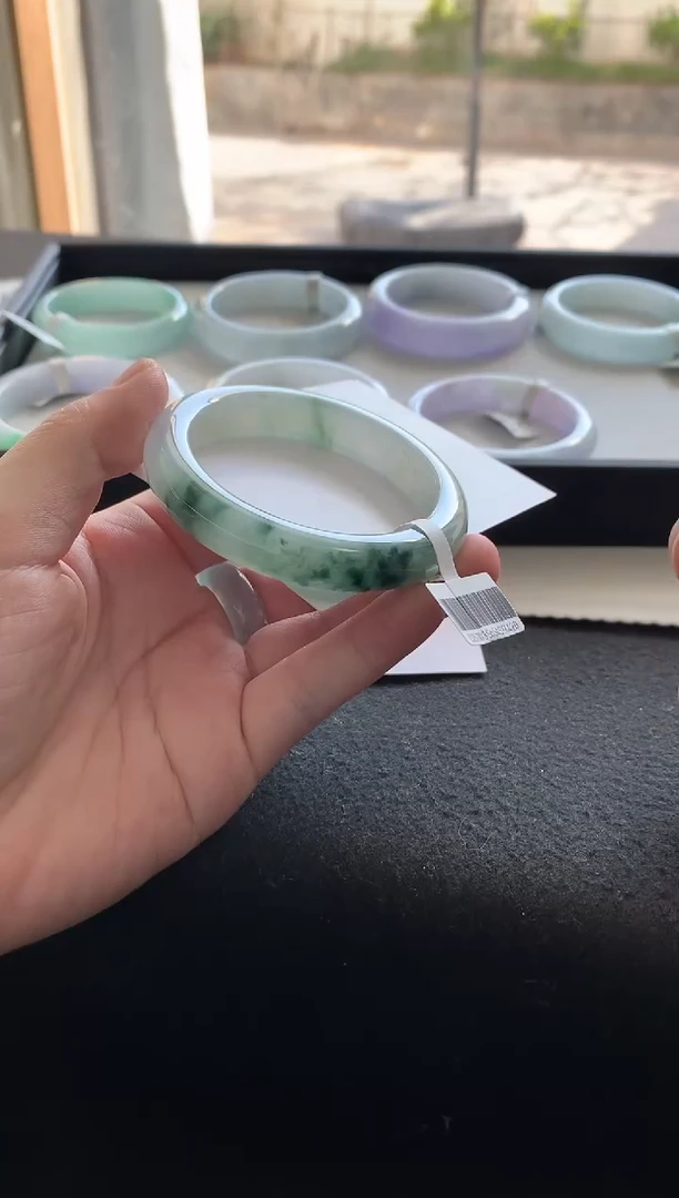 未镶嵌手镯翡翠55正圈Y4420买断