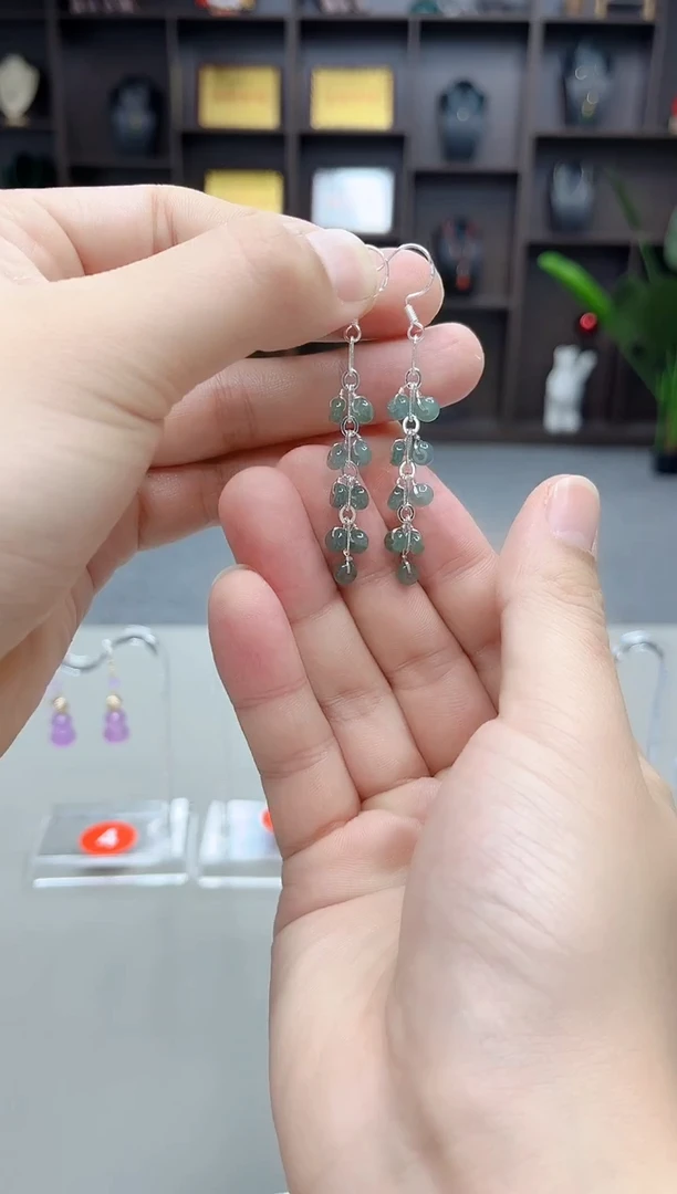 未镶嵌翡翠耳饰911000