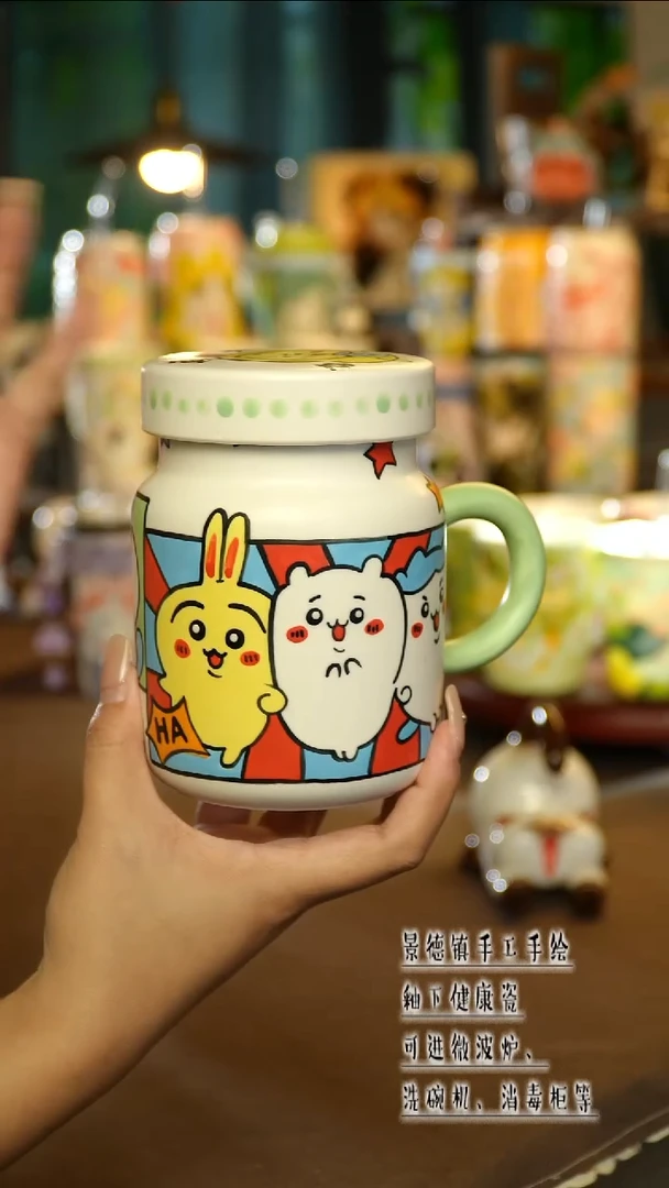 景德镇陶瓷手工手绘&L057