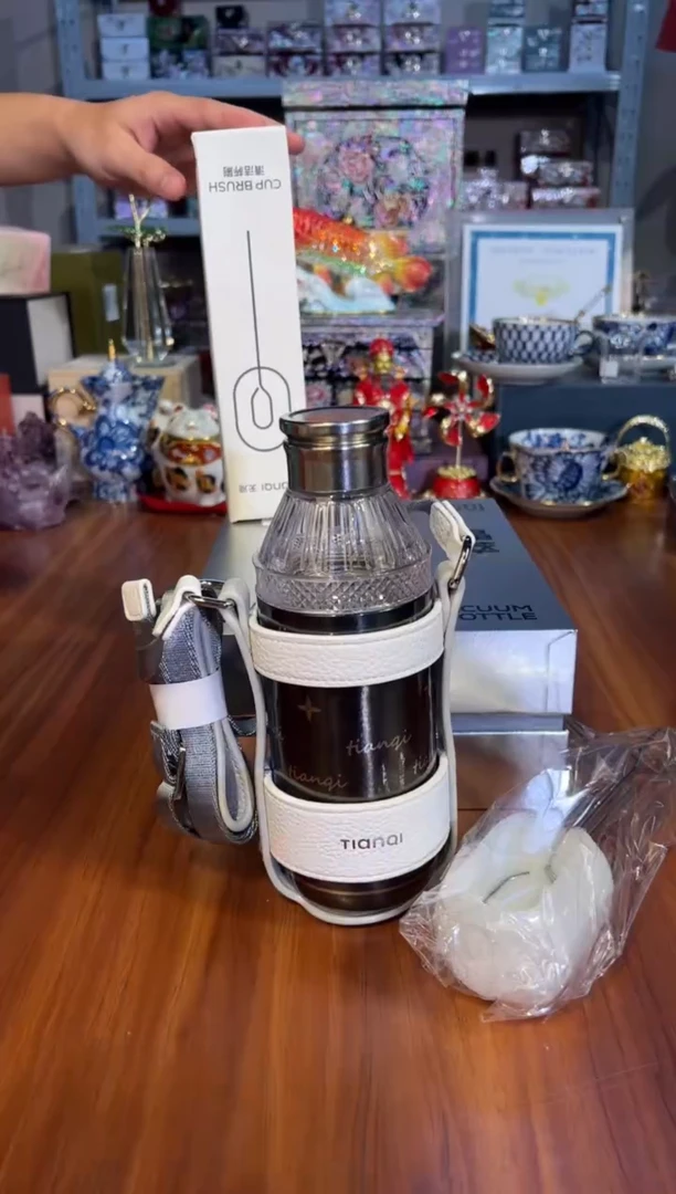 天沏-晶萃纯钛冷泡杯曜石黑-500ml