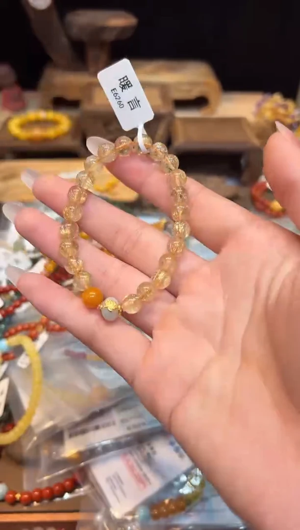 【闪购商品】水晶手链未镶嵌手饰@@E6260