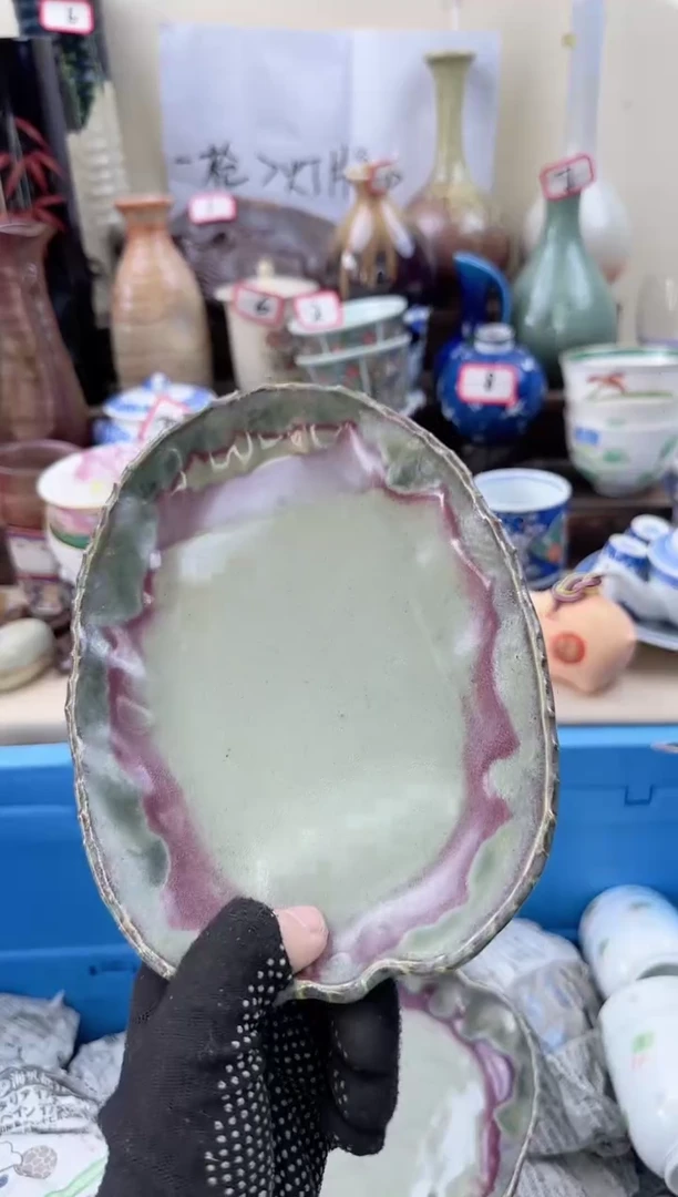 【闪购商品】瓷片中古瓷器满18包邮一单一付