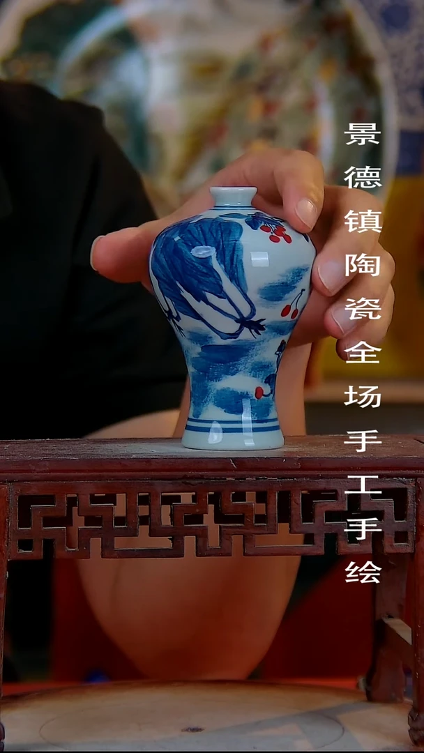 摆件景德镇陶瓷 全场手工手绘