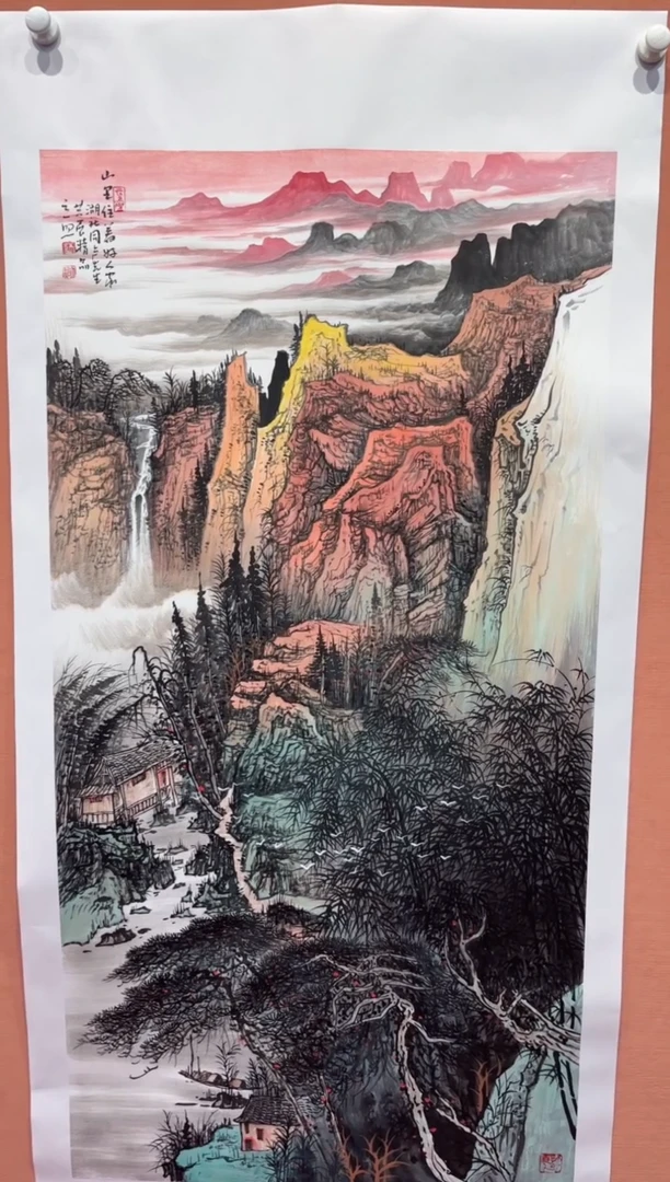 国画师立照老师国画作品