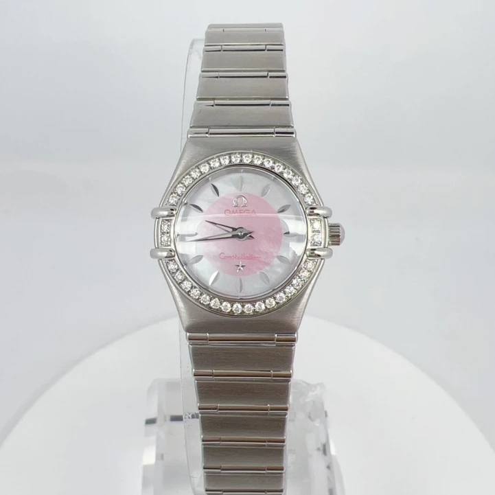 99新 Omega/欧米茄  石英腕表22.5mm原钻/公价85999/wh9654