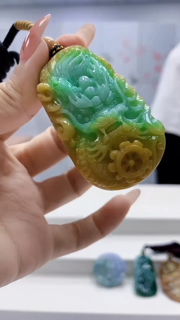 未镶嵌定制翡翠4917ty-毛货挂件39