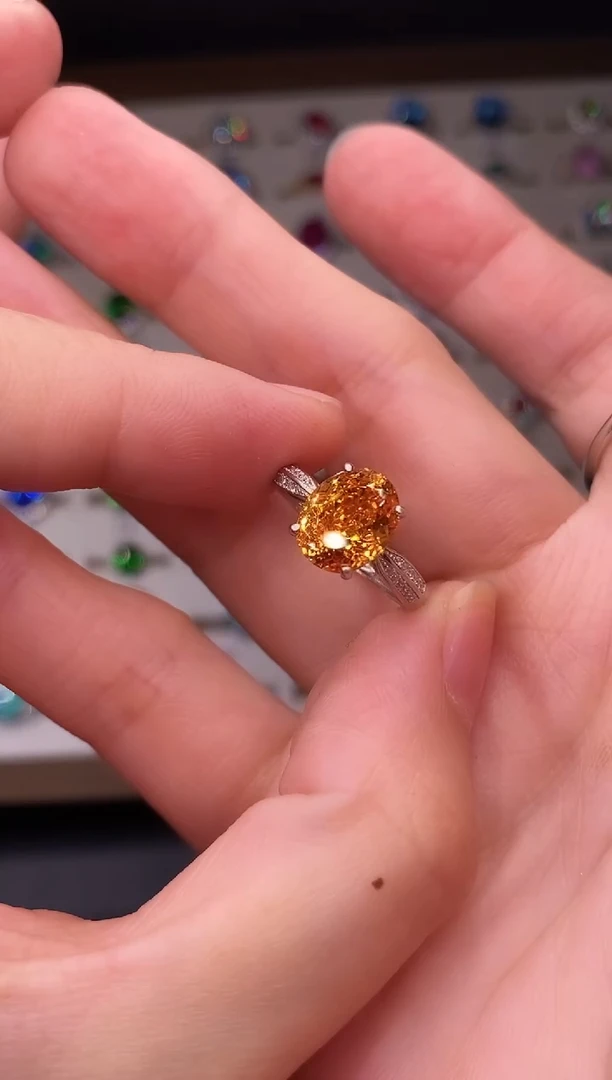 5克拉碧玺（处理）欧美风戒指