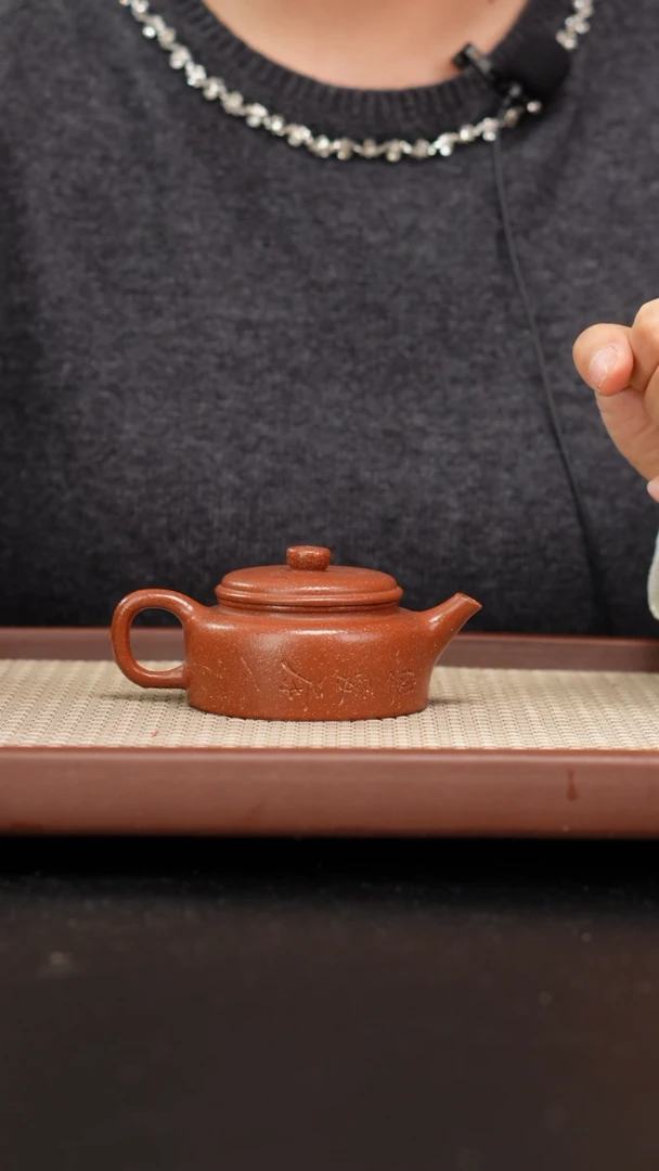 【闪购商品】紫砂茶壶朱段德钟刻绘140