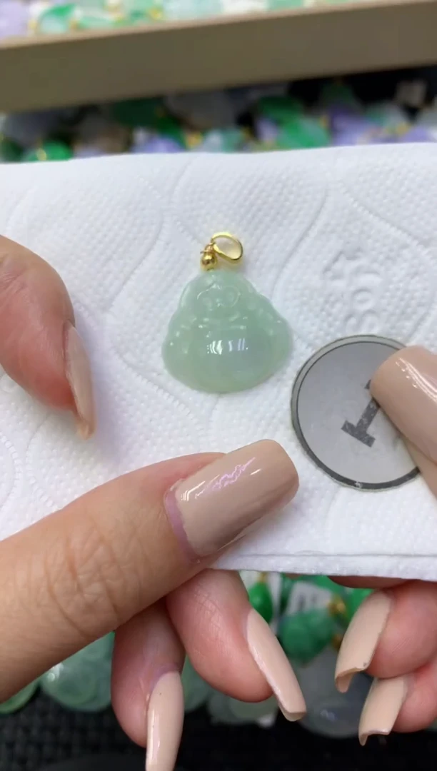 颈饰未镶嵌翡翠天然缅甸翡翠A货