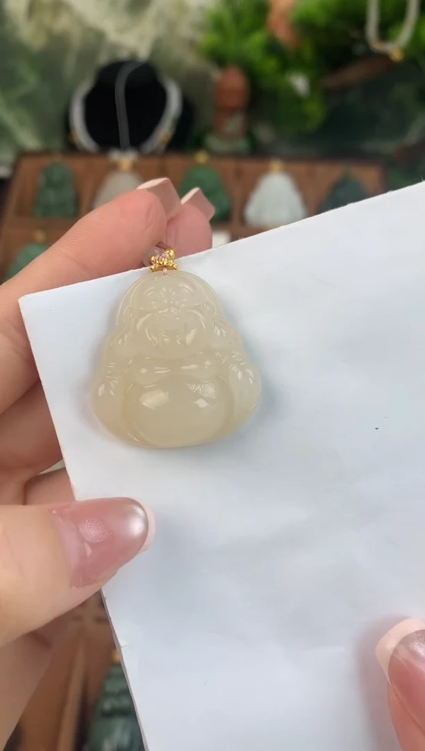 颈饰未镶嵌和田玉吊坠30mm