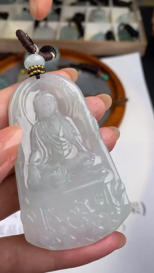 未镶嵌挂件翡翠307617   多人