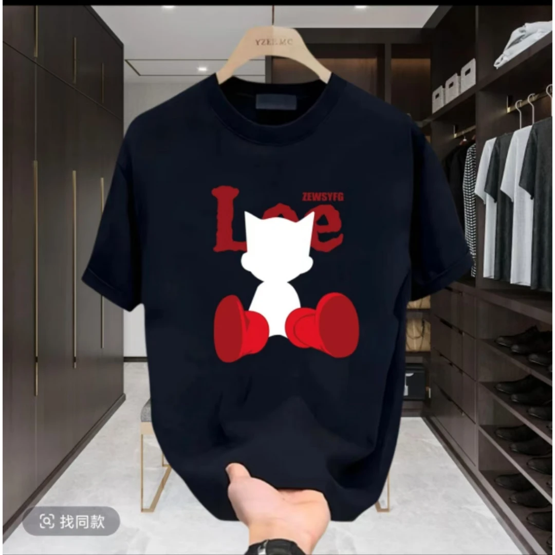 【一折粉丝福利】潮牌男女同款圆领百搭T恤