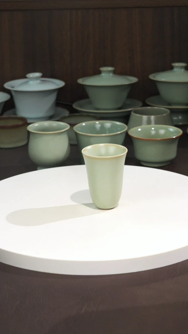 宣宝汝瓷原矿原釉作品