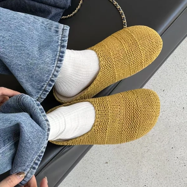 诗歌兰女鞋复古真皮编织勃肯拖时尚平底休闲百搭包头拖外穿616-5