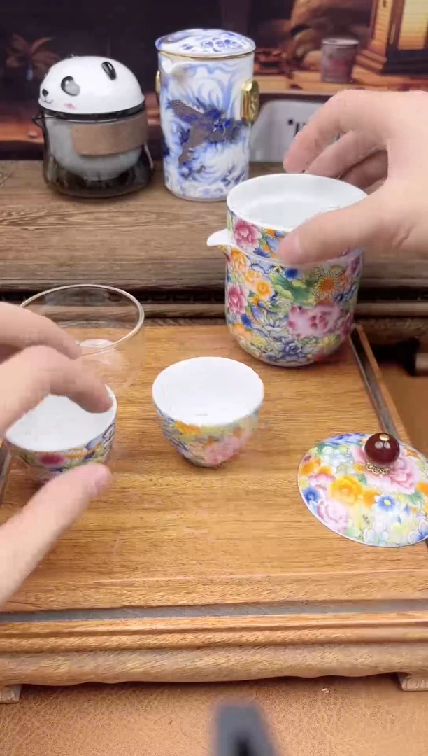 【闪购商品】陶瓷茶具摆件茶叶罐