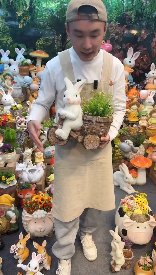 户外花园庭院花盆&00&