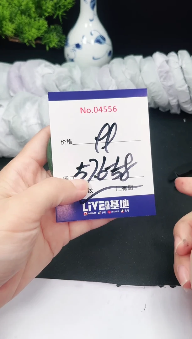 未镶嵌手镯翡翠4556