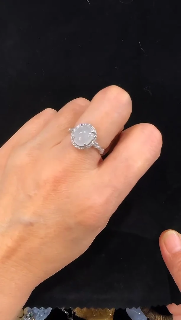 颈饰银S925镶嵌翡翠国风