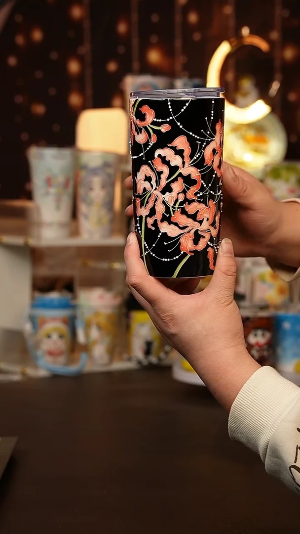 (玉泥）景德镇手工手绘文创陶瓷杯