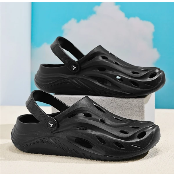 YEARCON/意尔康新款时尚厚底舒适透气洞洞鞋休闲凉鞋E52511110