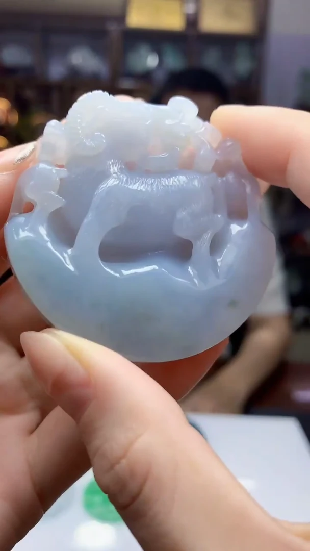 定制翡翠未镶嵌1024ry-毛货挂件51