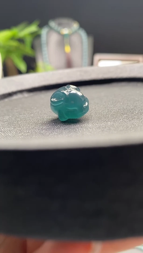 未镶嵌手链翡翠散珠卡17mm左右雕刻珠