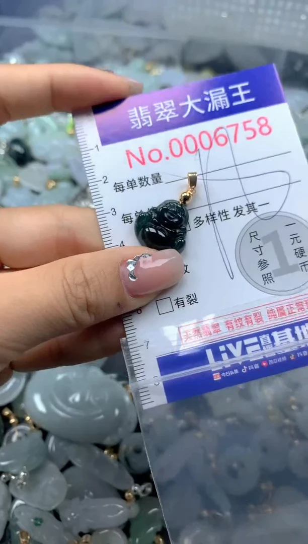 颈饰未镶嵌翡翠6758