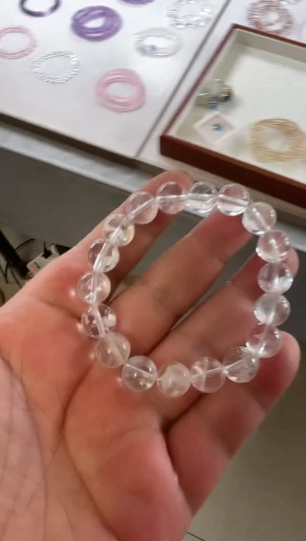 水晶手串未镶嵌?**兽白阿赛单圈手串-定制