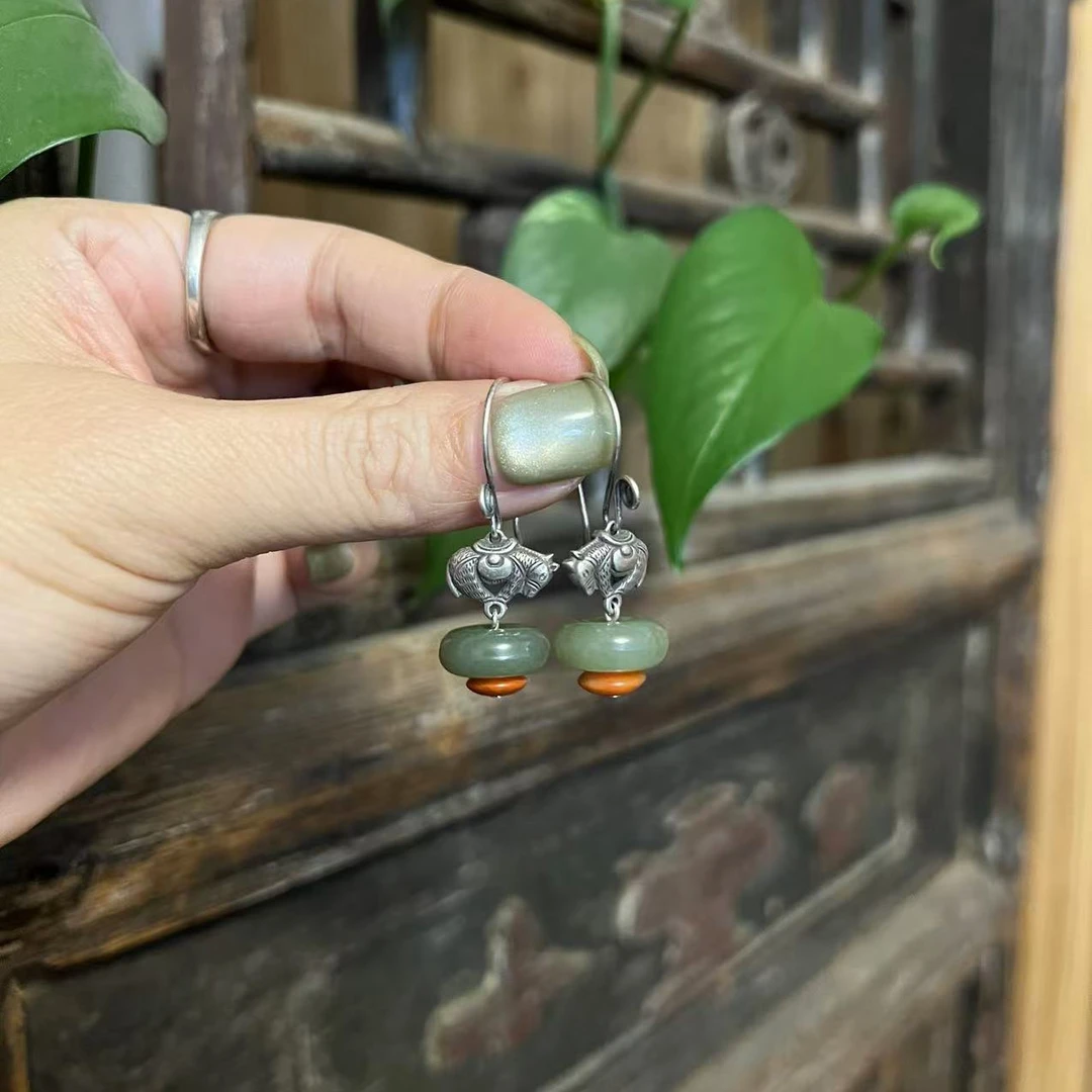 请喝茶手作-小马当先耳钩