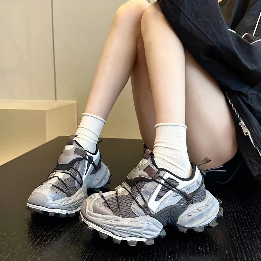 【401-499】百搭休闲板鞋女运动老爹鞋~偶有微瑕~介意者勿拍