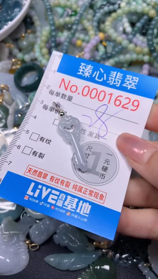 【闪购商品】翡翠颈饰未镶嵌含绳0001629