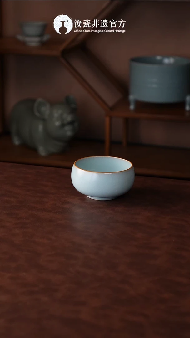 杯子原产地原矿原釉非遗传承 禅定杯